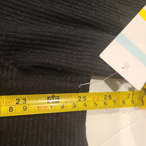 NWT Zella actiwear women's sz.1X black with metallic fabrics( E) - Picture 8 of 12